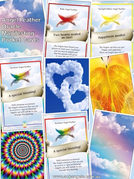 Angel Feather Oracle Manifesting Cards