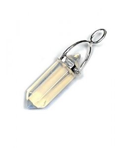 Opalite double terminator pendant