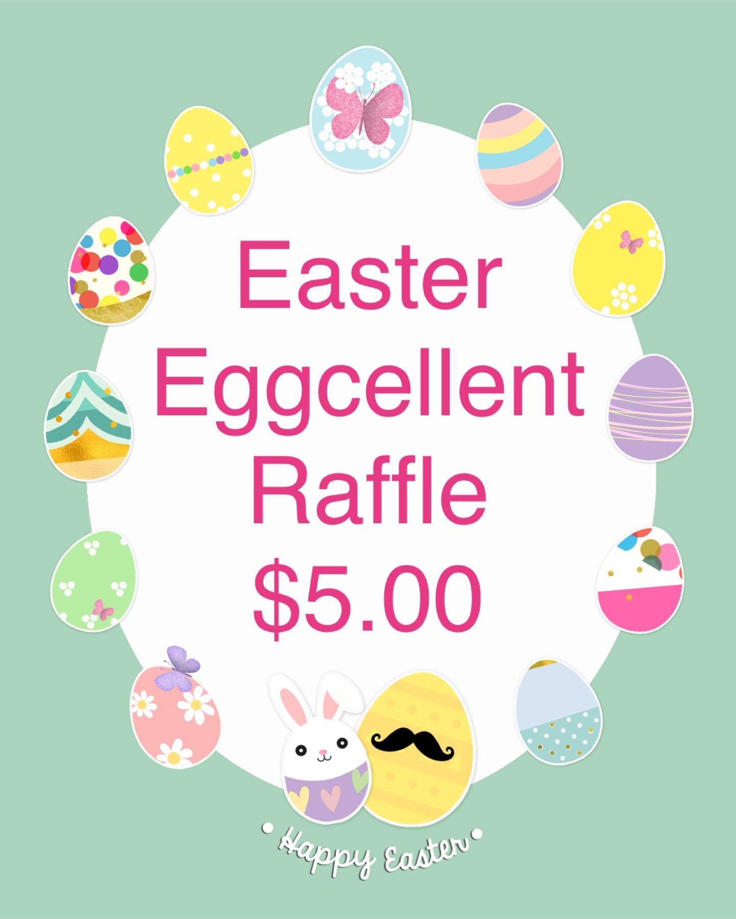 Easter Raffle Ticket