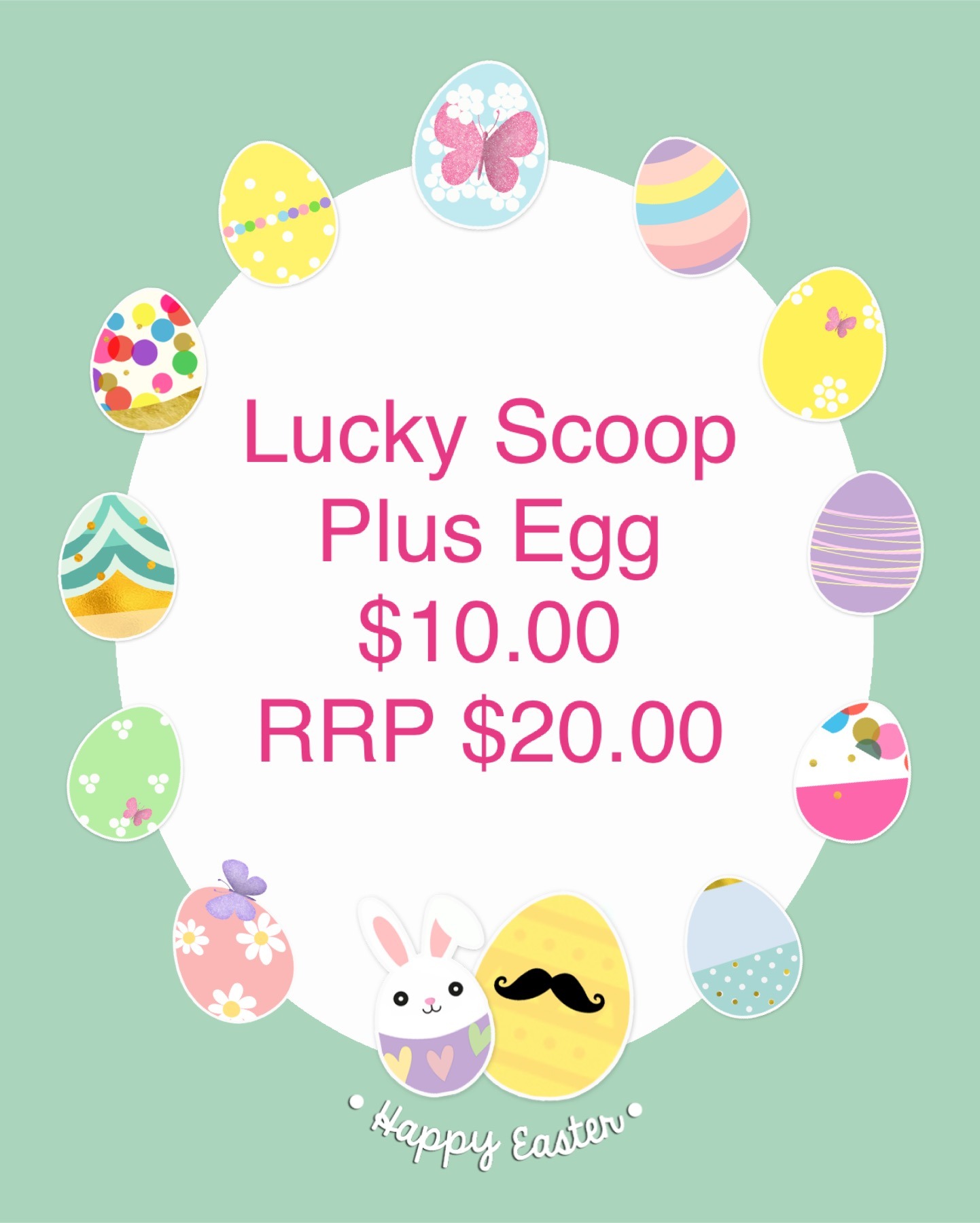 Live Games Night Lucky Scoop $10 plus Lucky Egg