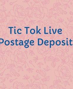 A-Tic Tok Live Postage Deposit